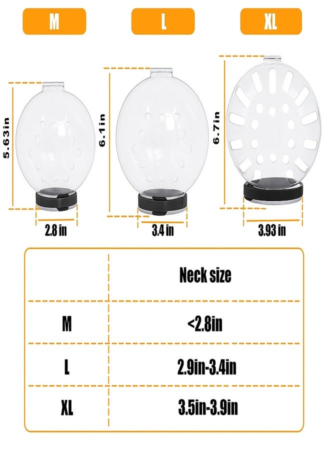 Hoqqf Cat Transparent Muzzle with Breathable Hood, Adjustable Kitten Astronaut Helmet Prevent from pet Biting Chewing Grooming Hoqqf, Ball Mask for Aggressive Cat(L) - Image 2